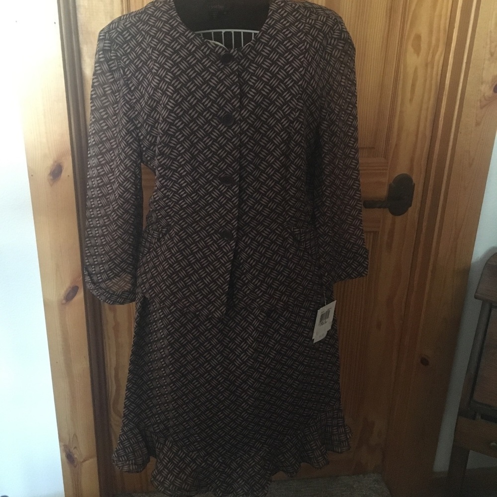 NWT Cynthia Howie Silk 2pcs Shirt/Skirt $189